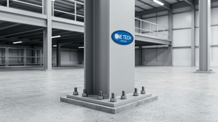 Cột trụ chịu lực của kệ sàn mezzanine Bắc Ninh