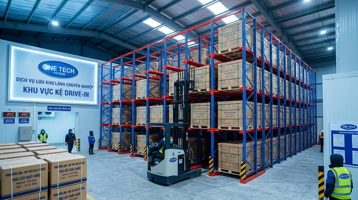Kệ Drive In cho kho lạnh Bắc Ninh Kệ Drive In kho lạnh Bắc Ninh tối ưu mật độ pallet