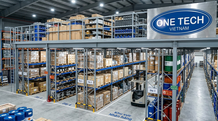 Kệ mezzanine kết hợp kệ Selective trong kho công nghiệp