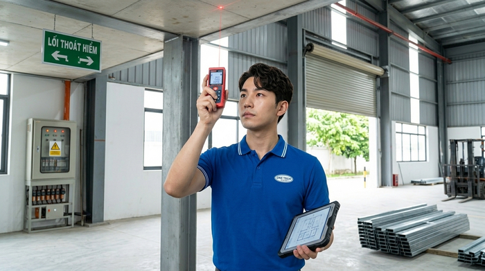 Khảo sát lắp đặt kệ trung tải Bắc Ninh tại nhà xưởng