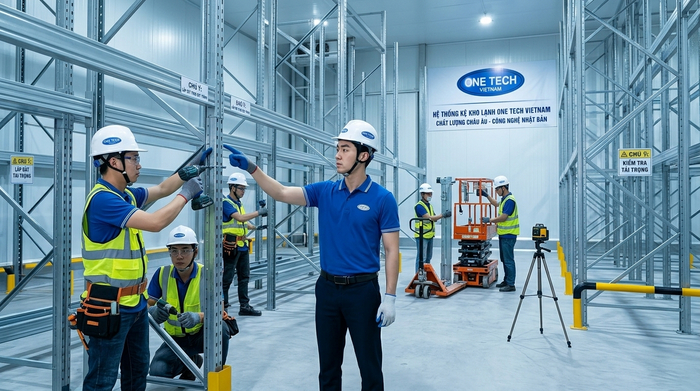 Quy trình lắp đặt kệ kho lạnh Bắc Ninh Quy trình lắp đặt kệ kho lạnh Bắc Ninh cho nhà máy FDI