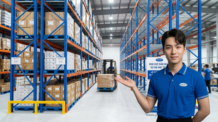 Bàn giao hệ thống kệ kho trung chuyển tại Bắc Ninh sau nghiệm thu