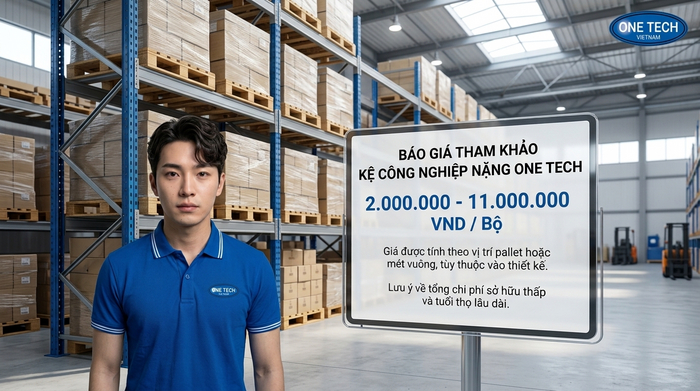 Chi phí đầu tư kệ sắt công nghiệp tải nặng Bảng báo giá kệ sắt công nghiệp tải nặng tham khảo