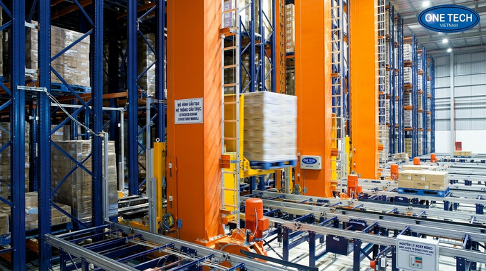 Cấu tạo thiết bị Stacker-Crane cho kho hàng Bắc Ninh