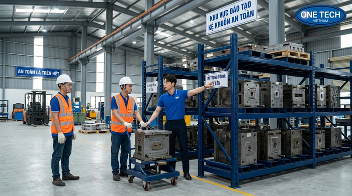 Đào tạo vận hành kệ khuôn Bắc Ninh an toàn sau lắp đặt