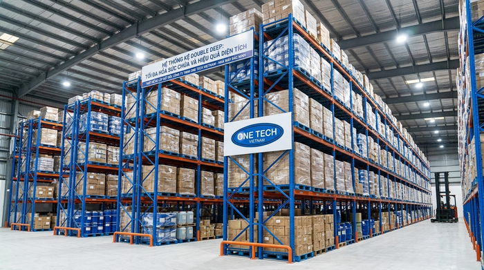 Kệ Double Deep Bắc Ninh giúp tối ưu chi phí lưu kho và diện tích mặt bằng