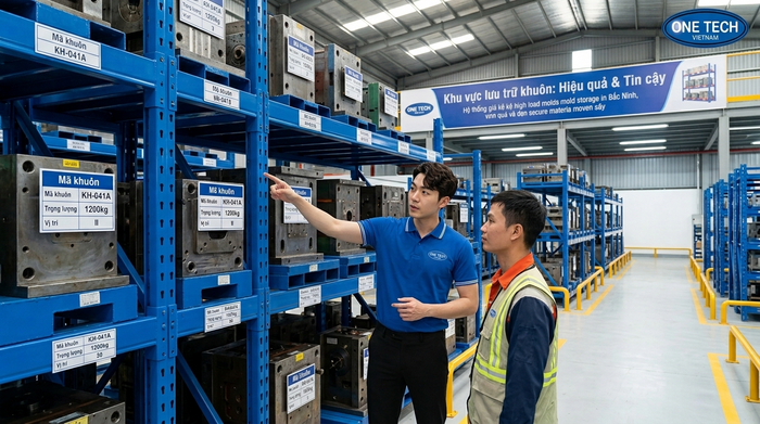 Kệ khuôn chịu tải cao Bắc Ninh tối ưu diện tích kho sản xuất