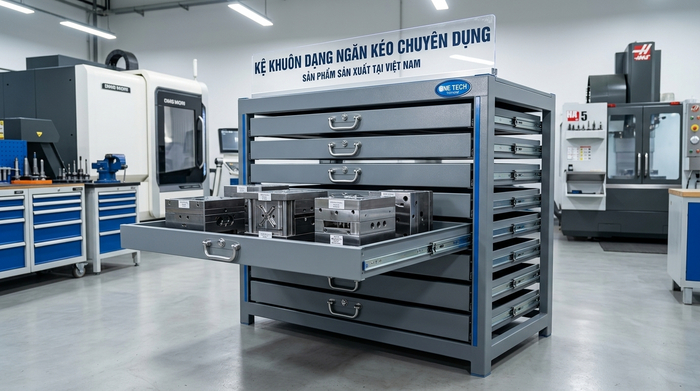 Kệ khuôn ngăn kéo Bắc Ninh cho khuôn CNC và khuôn cơ khí chính xác