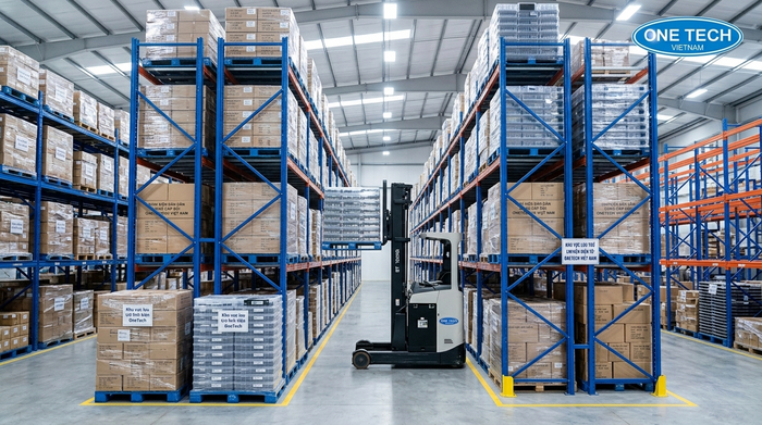 Kệ Selective cho kho linh kiện điện tử tại Bắc Ninh