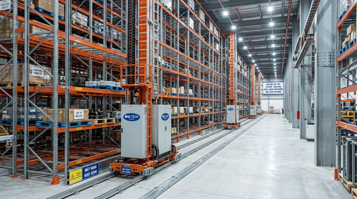 Tiêu chuẩn kỹ thuật khi lắp đặt kệ kho ASRS Bắc Ninh