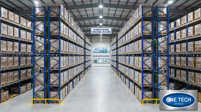 Tối ưu không gian kho tại Bắc Ninh bằng kệ thông minh Tối ưu không gian kho bằng hệ thống kệ thông minh