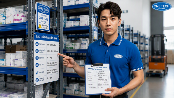 Báo giá kệ kho dược phẩm Bắc Ninh Báo giá kệ kho dược phẩm Bắc Ninh theo tải trọng và thiết kế