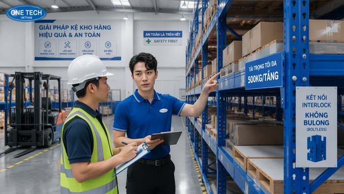 Hướng dẫn vận hành kệ kho hàng sau bàn giao Đào tạo vận hành kệ kho và xe nâng an toàn trong nhà kho
