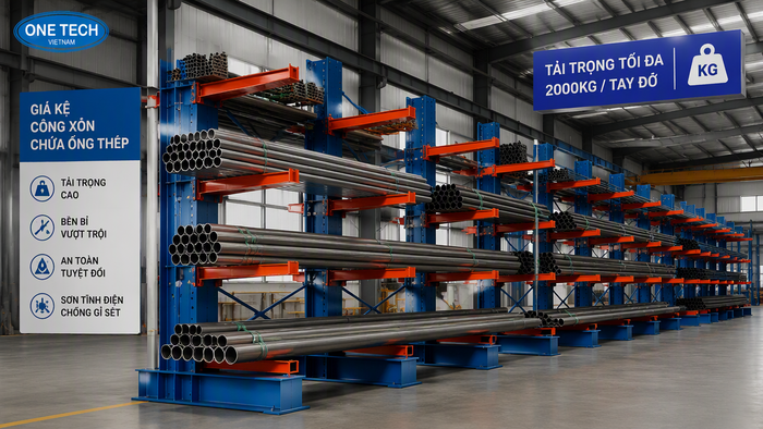 Hướng dẫn vận hành kệ để ống thép an toàn