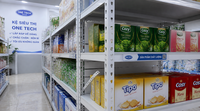 Kệ kho nhẹ cho shop và siêu thị mini tại Bắc Ninh