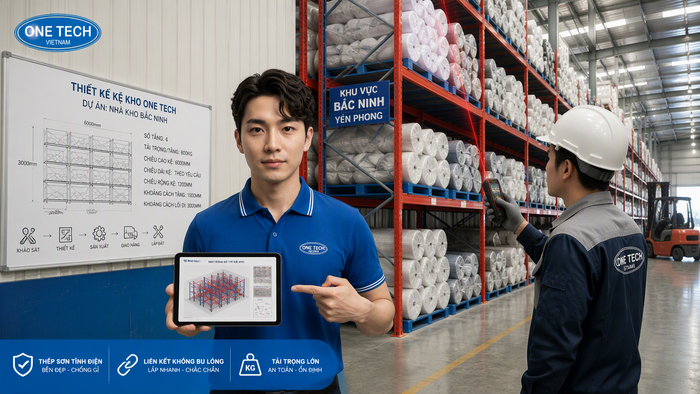 Quy trình tư vấn sản xuất và lắp đặt kệ xếp chồng tại Bắc Ninh