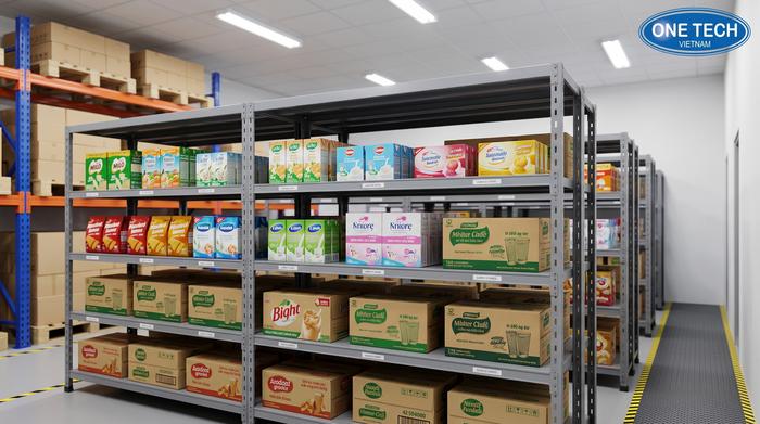 Kệ trung tải và kệ picking cho khu soạn hàng FMCG