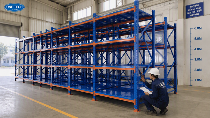 Khảo sát lắp đặt kệ trung tải tại Bắc Ninh
